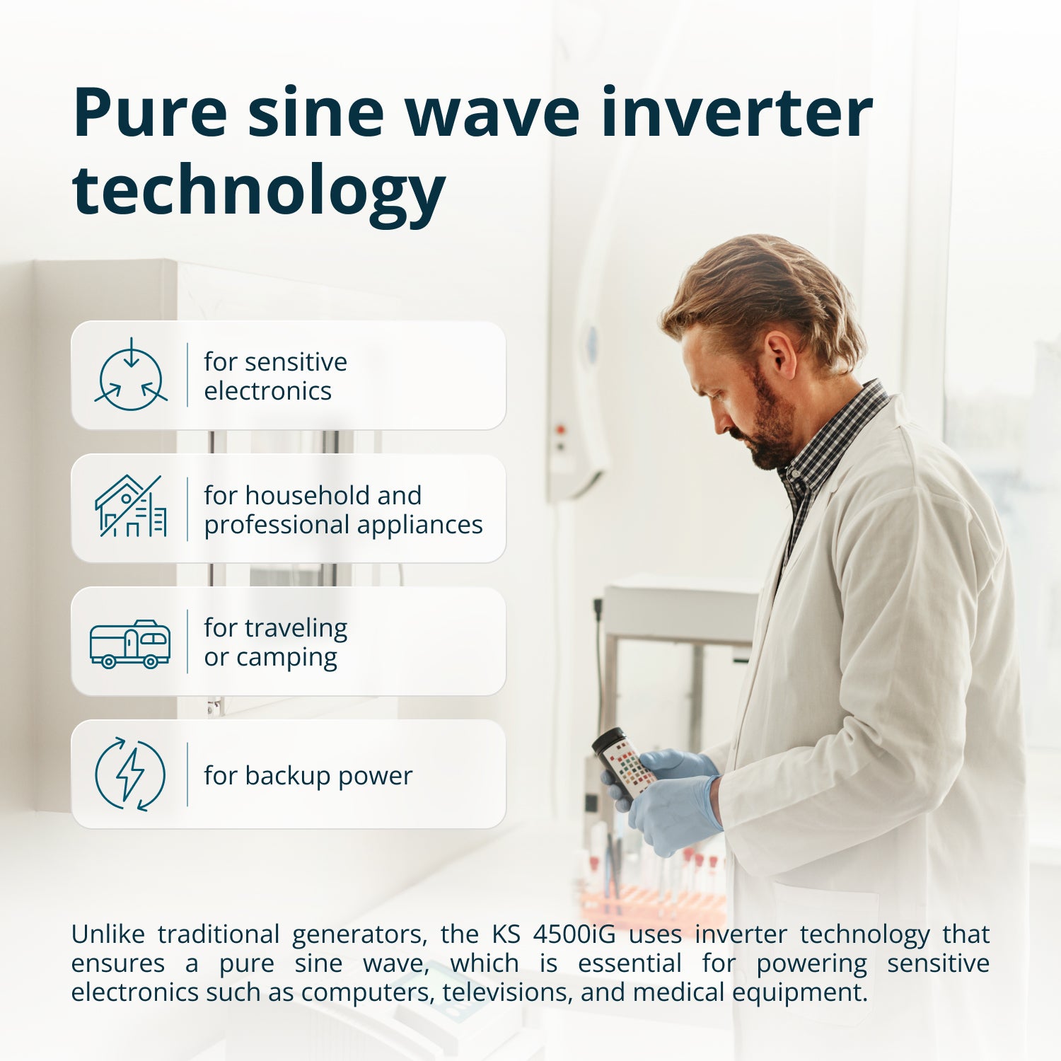 Dual Fuel Inverter Generator KS 4500iG