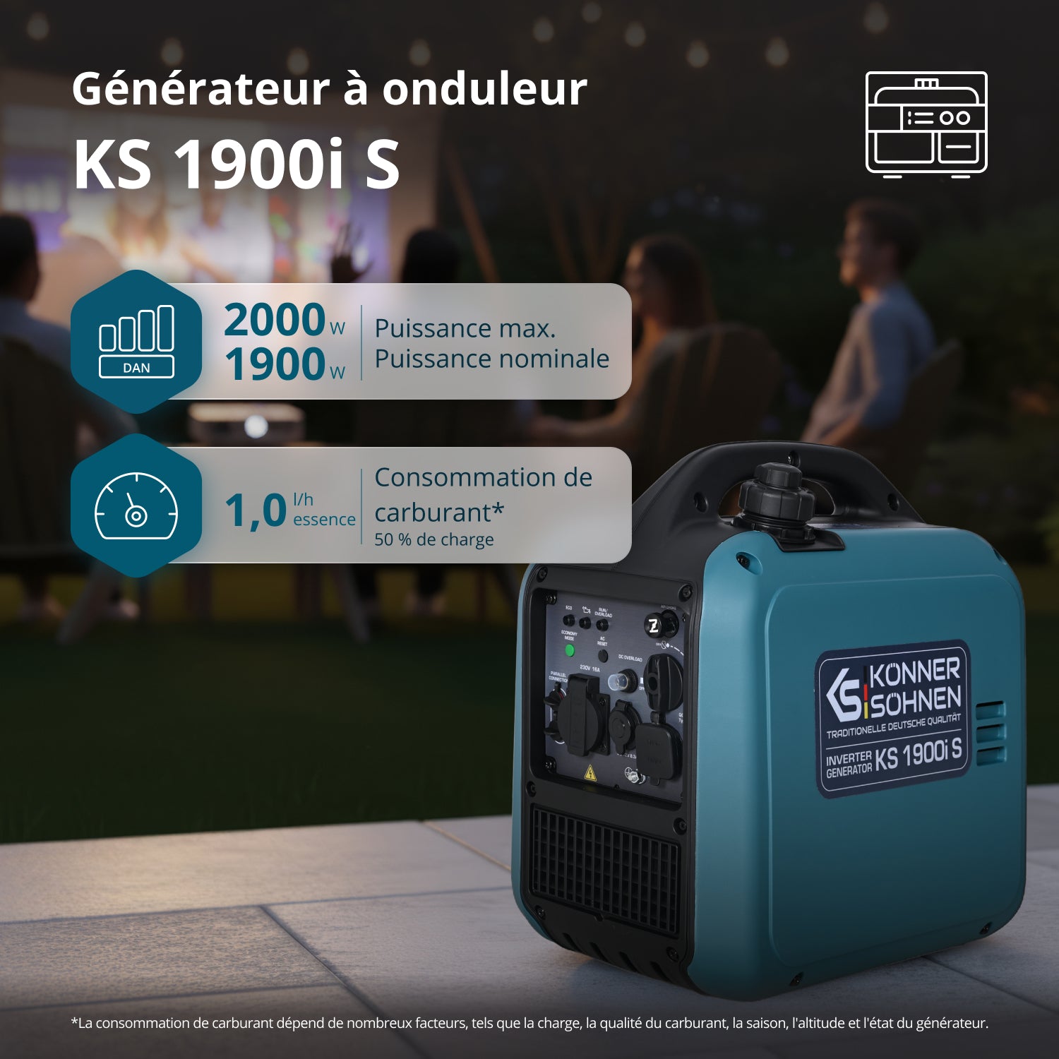 Γεννήτρια inverter KS 1900i S