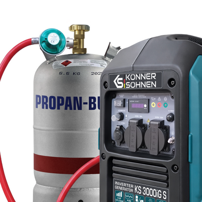 Dual-fuel system (gas/gasoline)