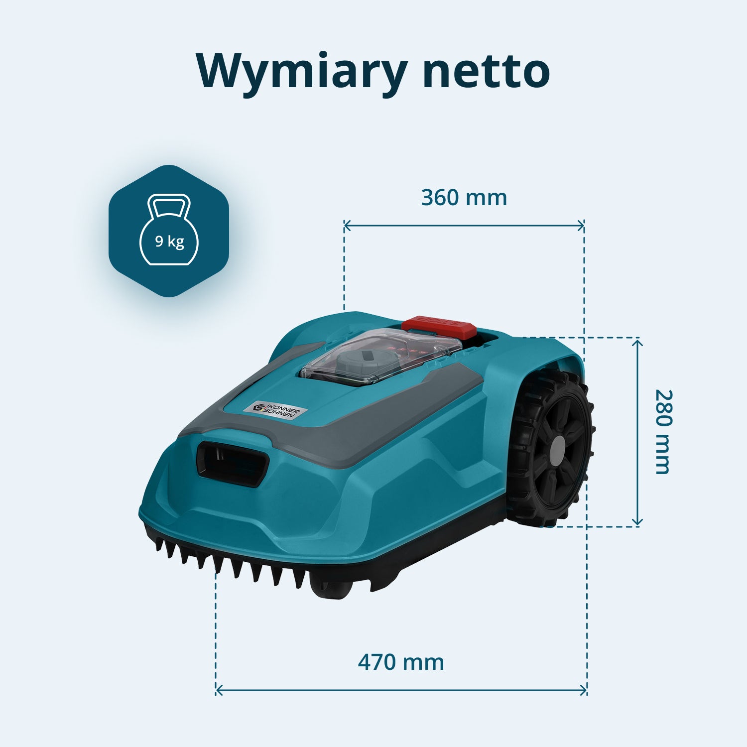 Robot koszący KS 22RLM (Odnowiony – stan dostateczny)