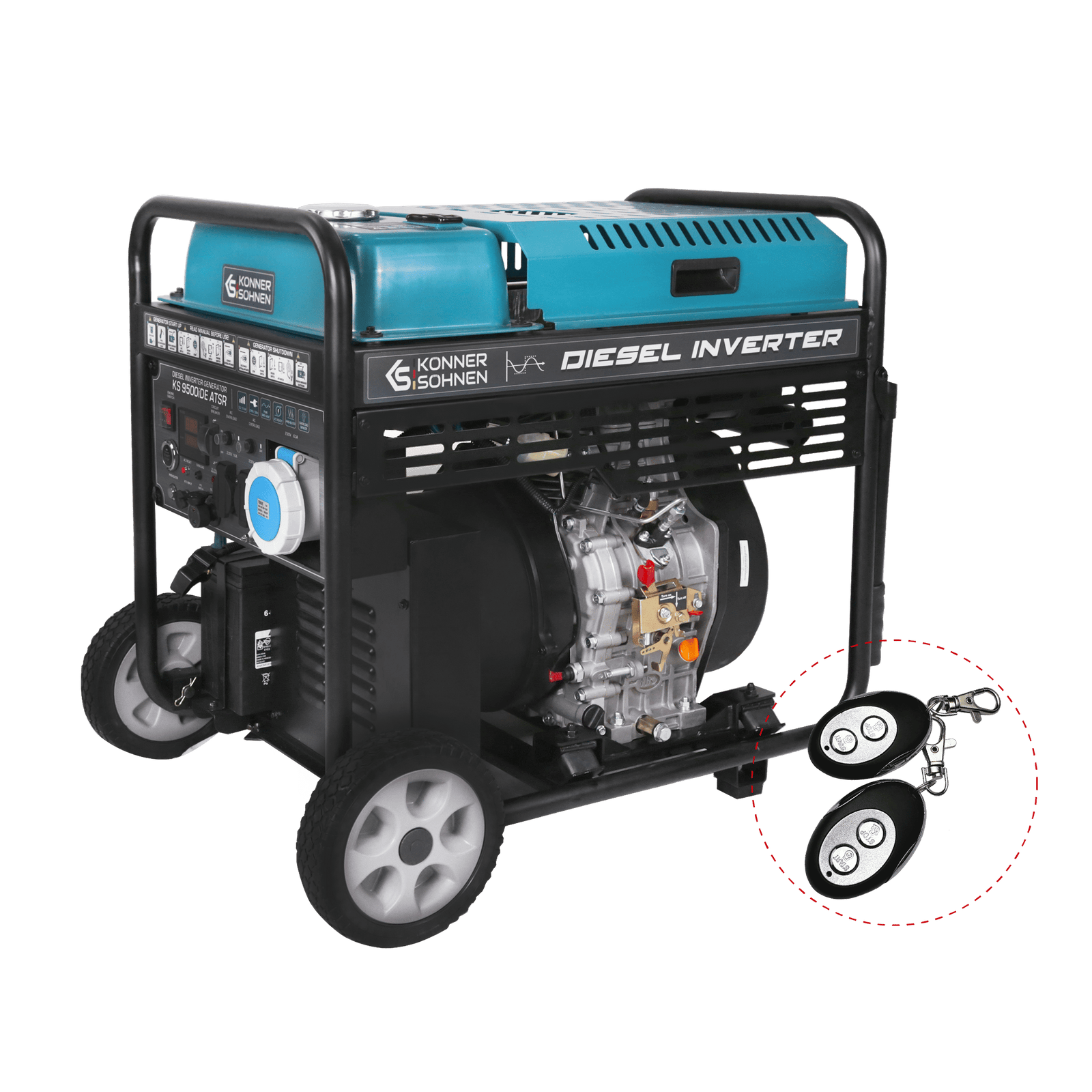 Diesel-invertergenerator KS 9500iDE ATSR