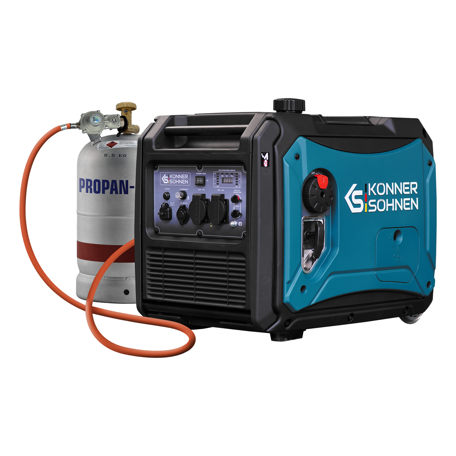 Generator cu inverter pe GPL/benzină KS 4000iEG S