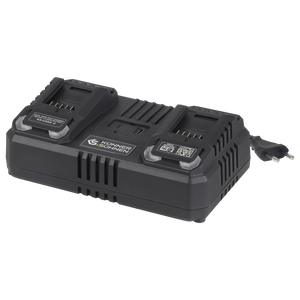 Chargeur double pour batteries rechargeables 20V KS C45A-2