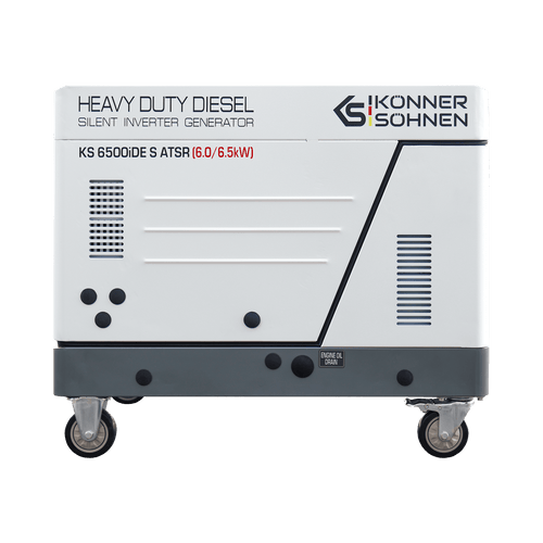 Diesel Inverter Generator i Lyddæmpet Kabinet KS 6500iDE S ATSR