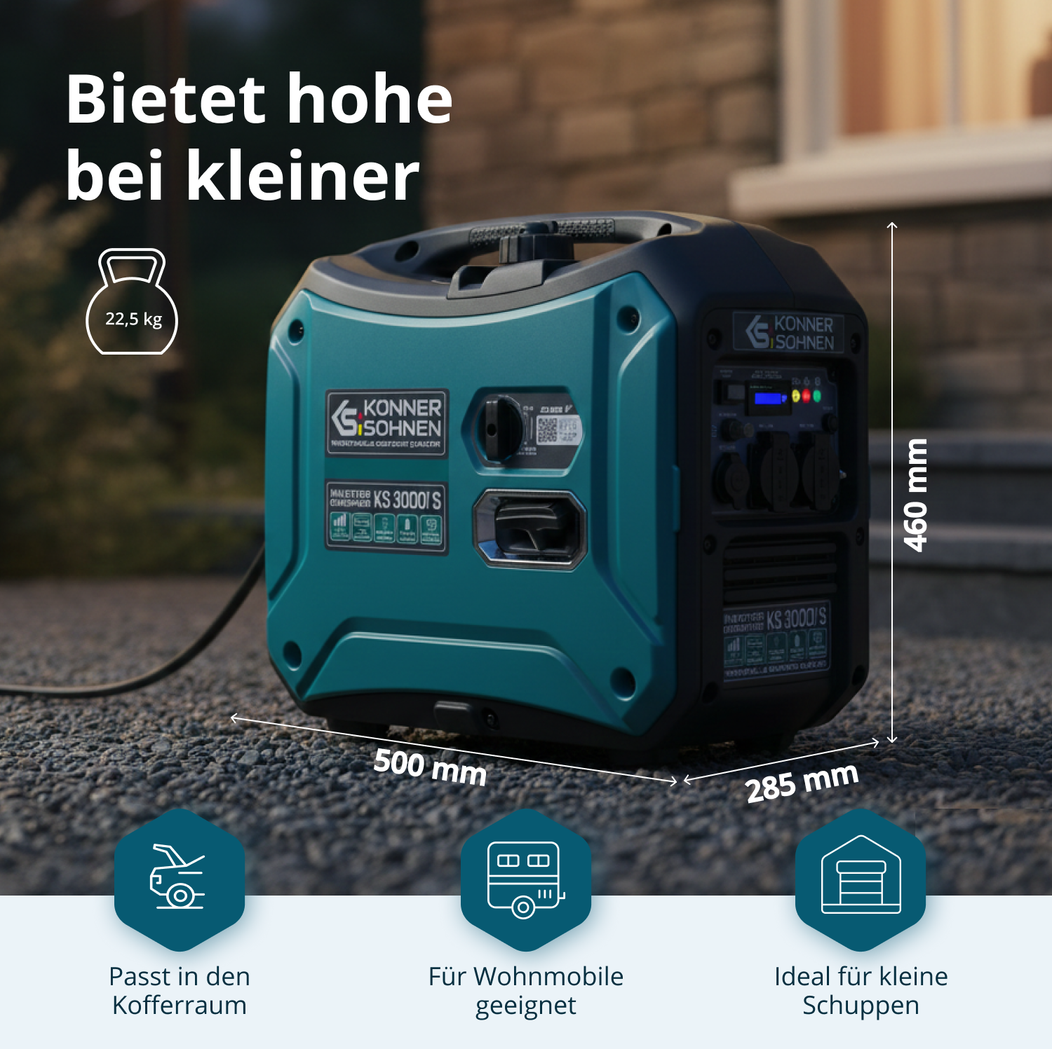 Invertergenerator KS 3000i S