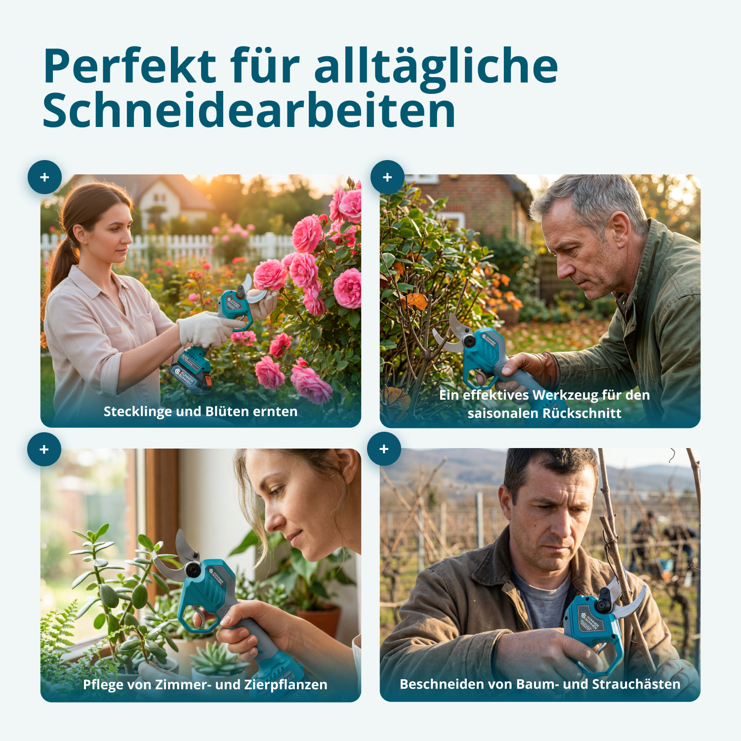 Akku-Gartenschere KS CPS20V-40 Case