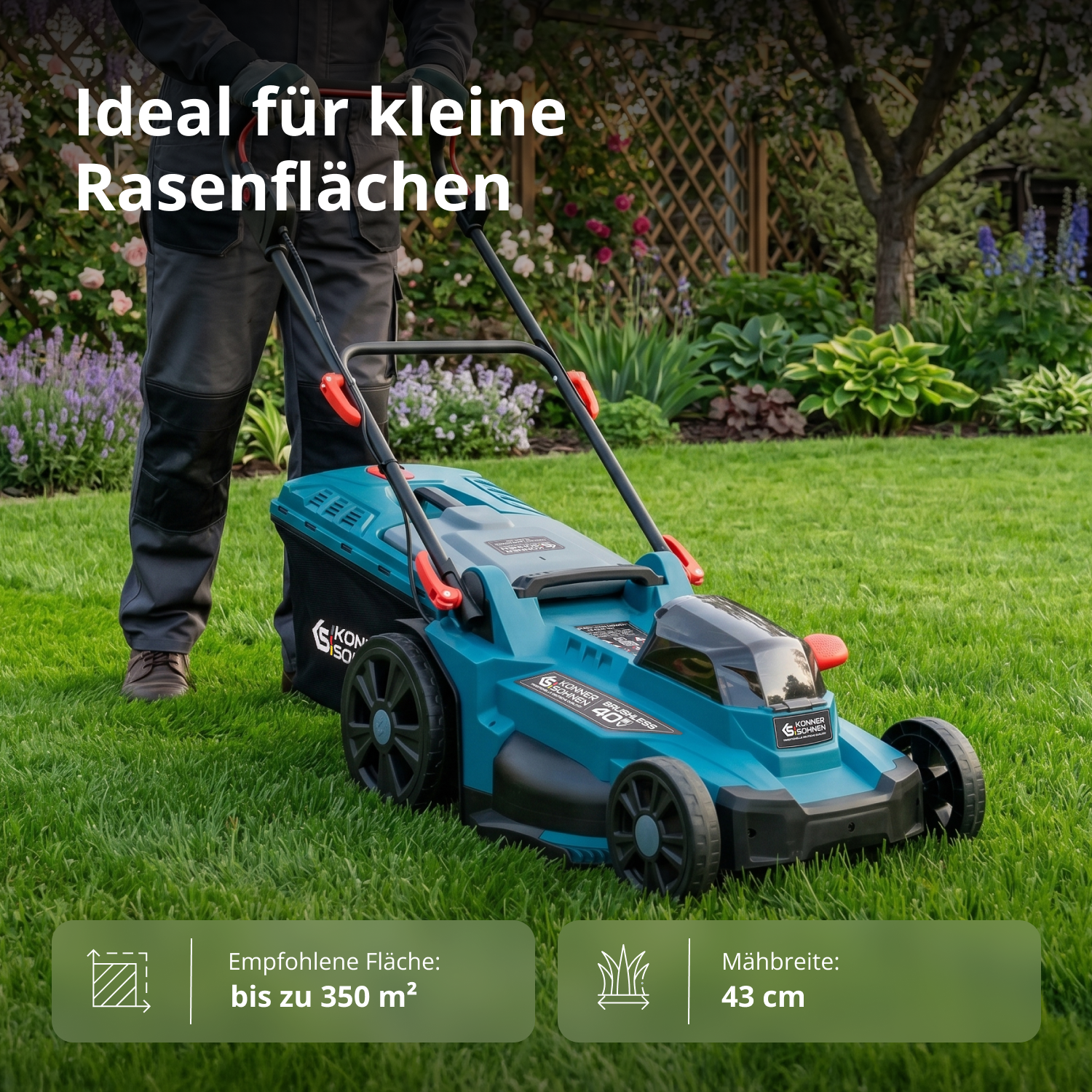 Aktion Rasenpflege-Set KS 43LM-BCT40V-SET