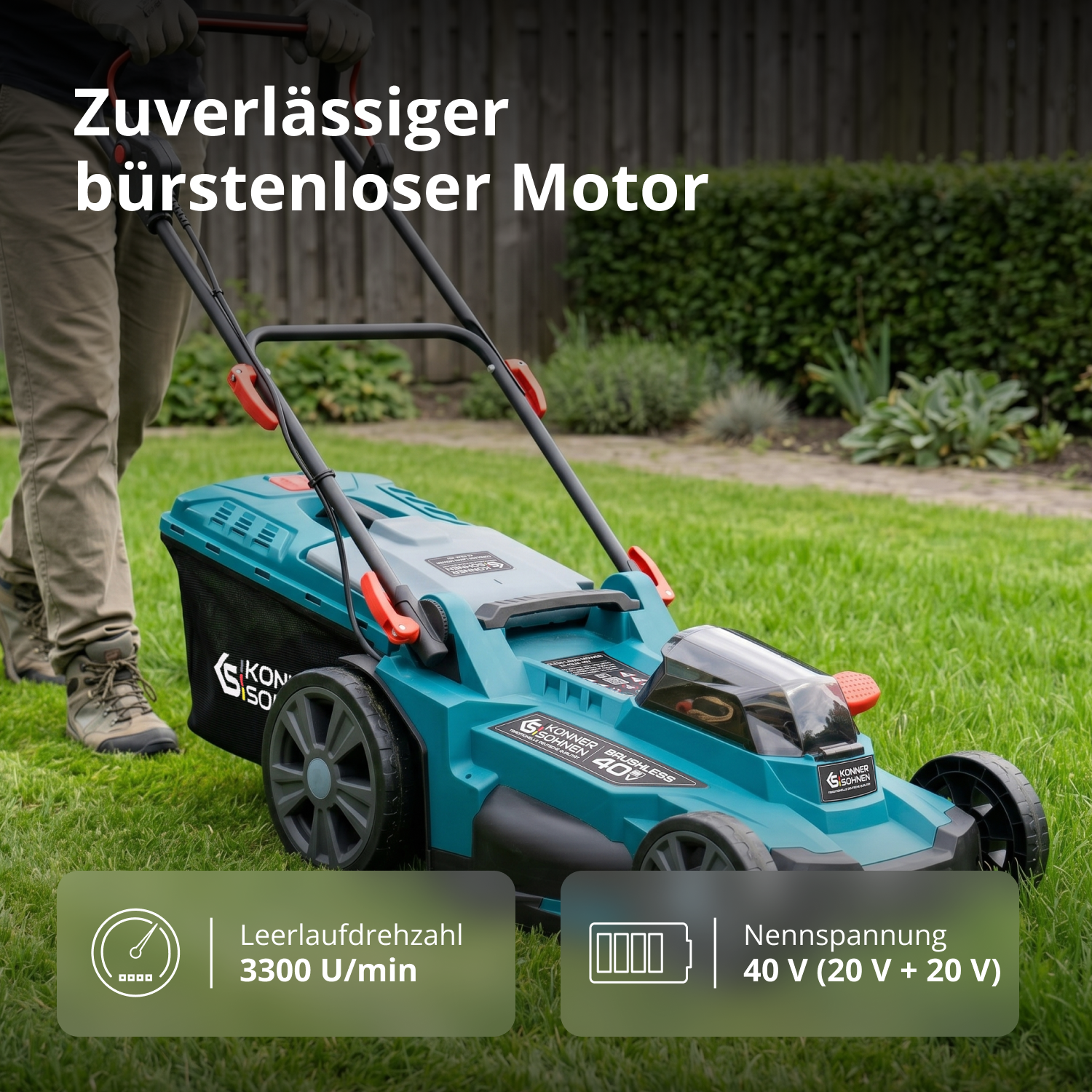 Aktion Rasenpflege-Set KS 43LM-BCT40V-SET