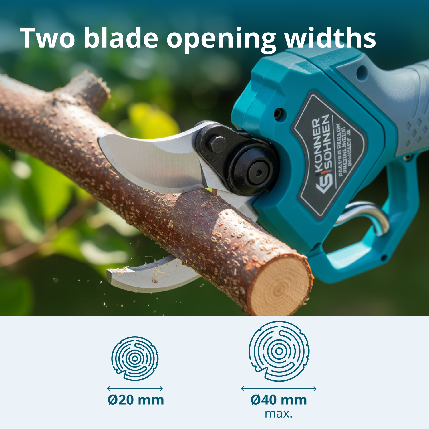 Cordless Electric Pruning Shears KS CPS20V-40