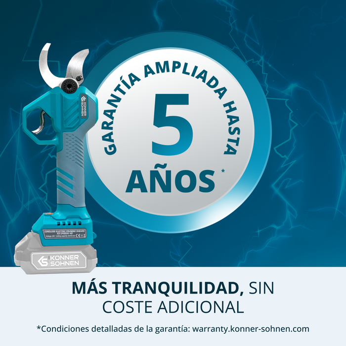 Tijera de podar a batería KS CPS20V-40 Case PLUS
