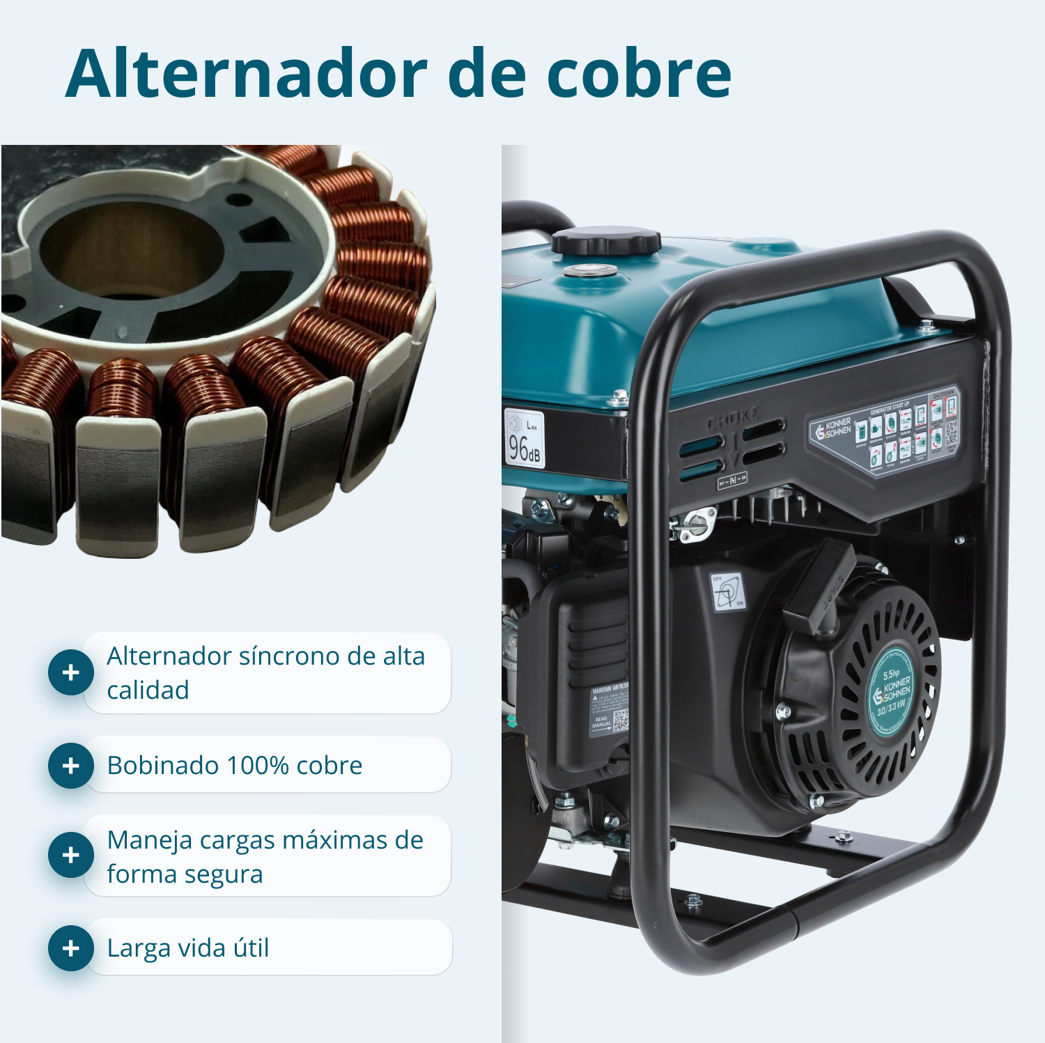 Generador inverter Könner & Söhnen KS 3300i