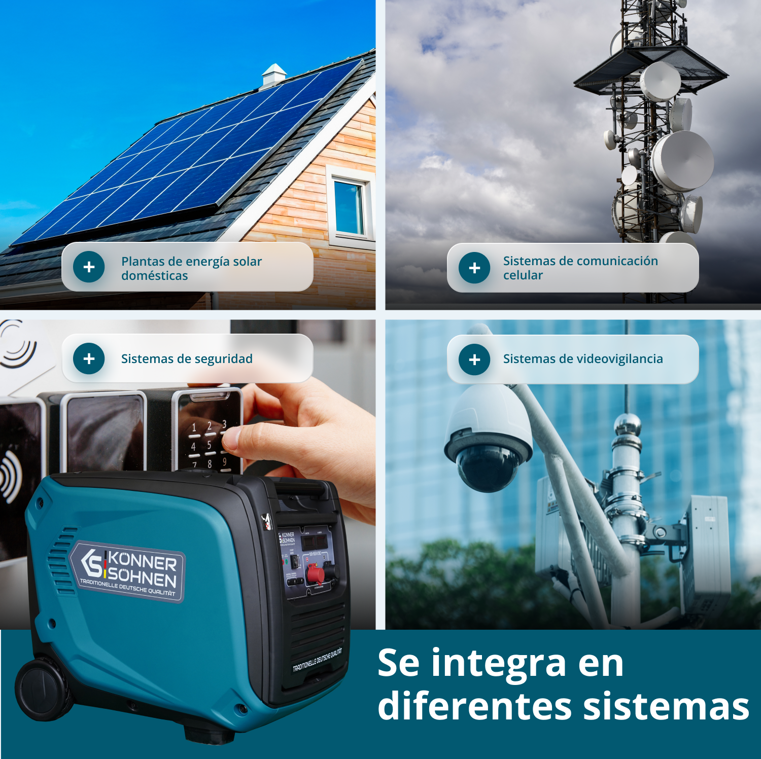 Generador de corriente continua KS 48VS-DC, versión 50–55V