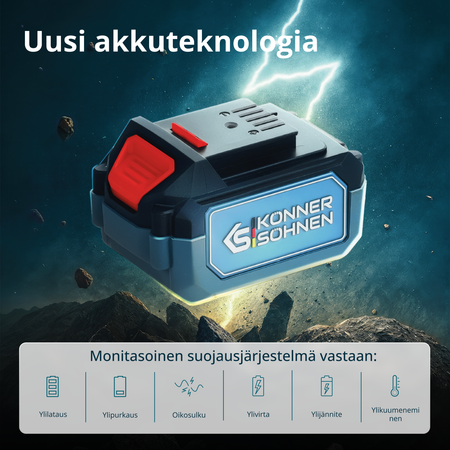 Johdottomat sähköiset oksasakset KS CPS20V-40