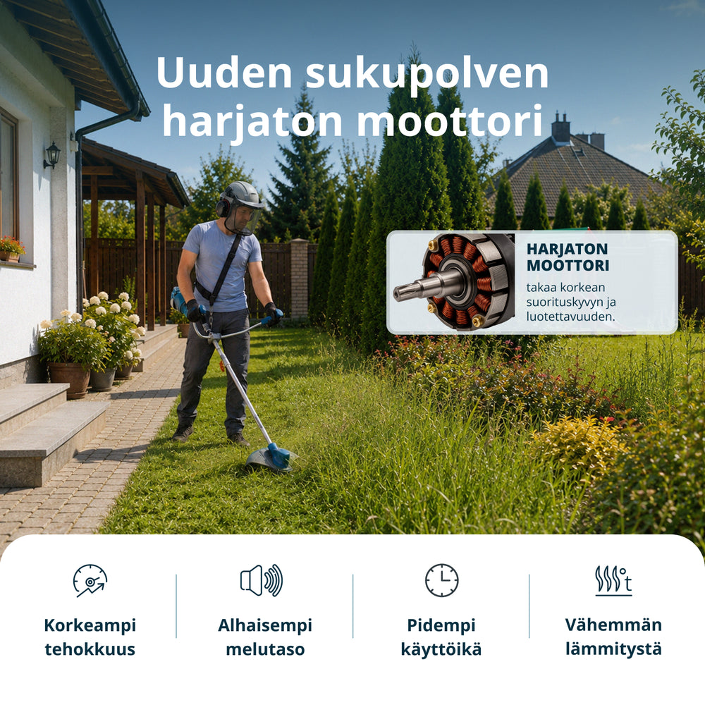 Akkukäyttöinen puutarhatrimmeri KS BCT1-40V