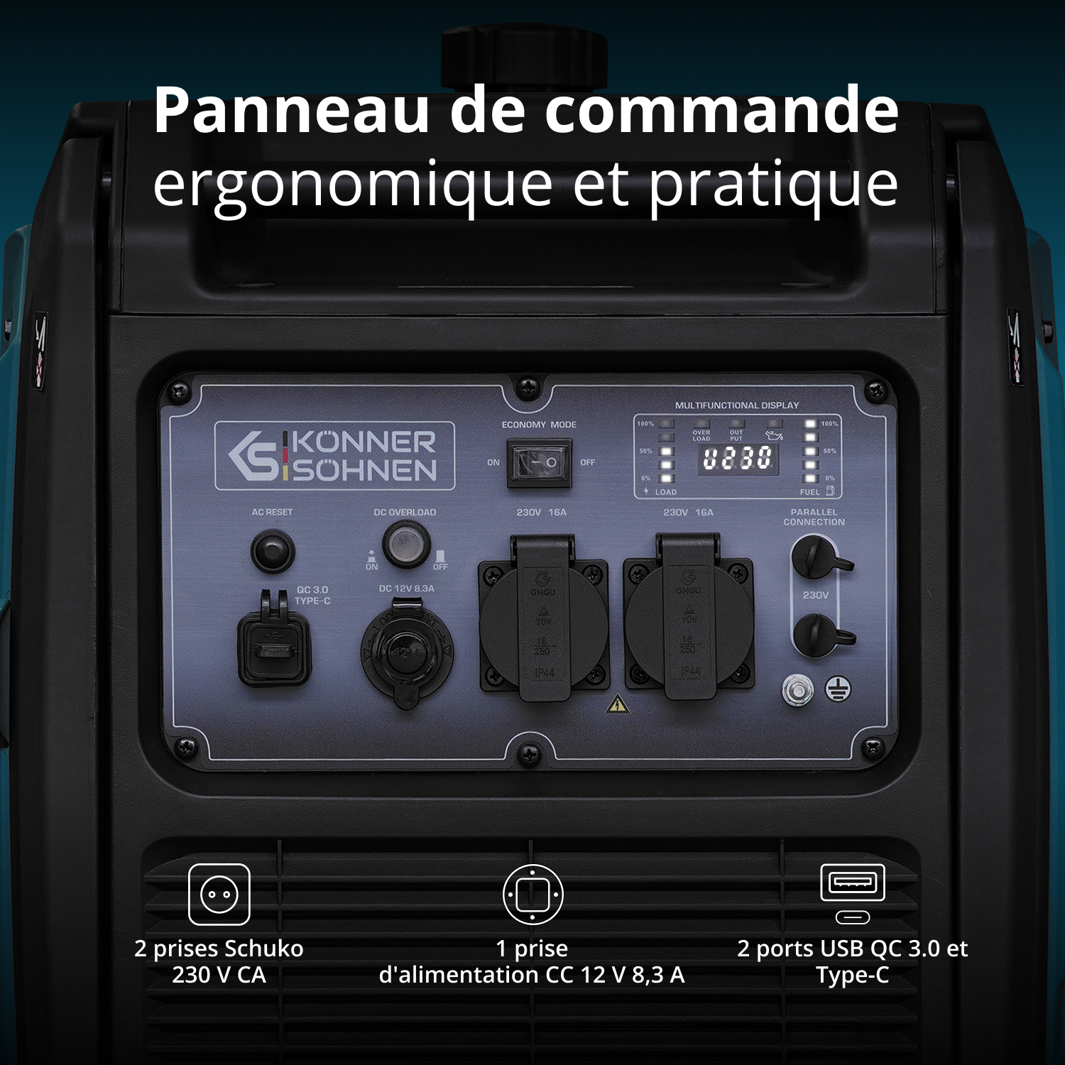 LPG/benzinski invertorski generator KS 4000iEG S