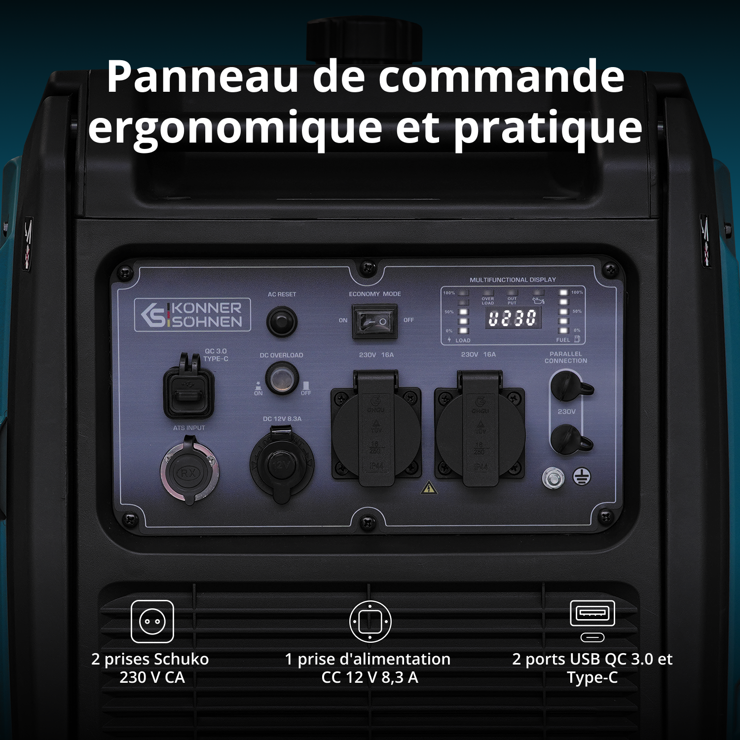 Αντιστροφέας γεννήτριας KS 4000iE S