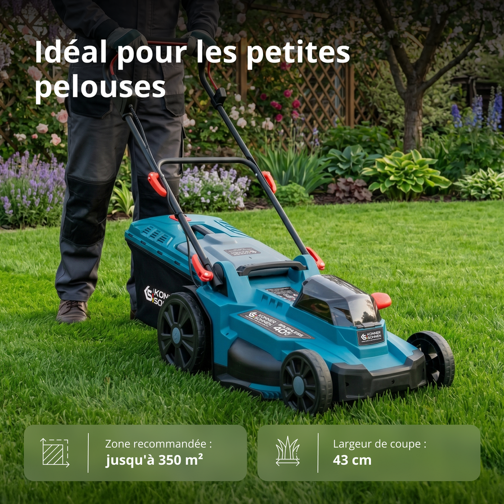 Kampanjpaket för gräsmatteskötsel KS 43LM-BCT40V-SET