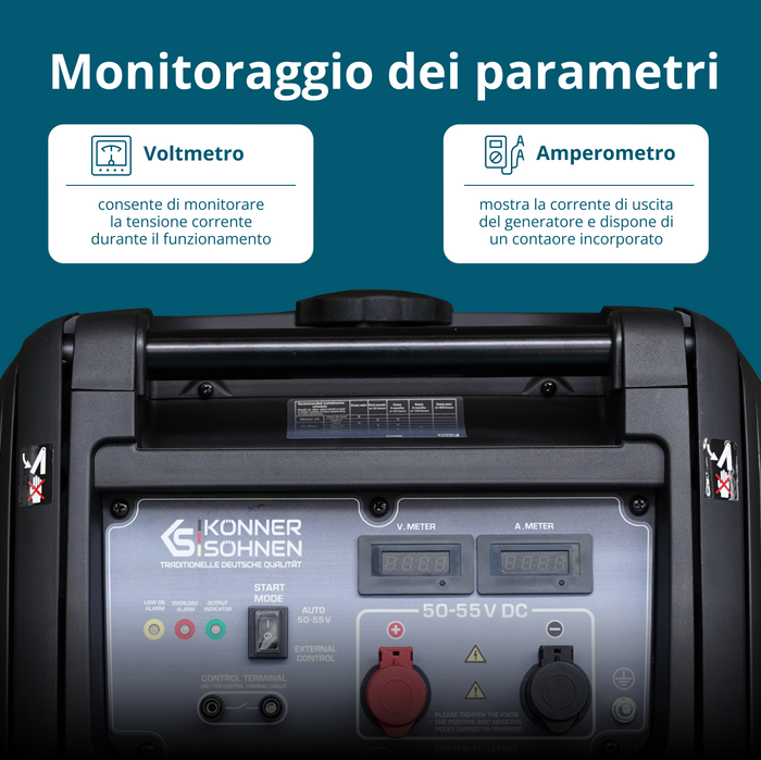 Generatore a Corrente Continua KS 48VS-DC, versione 50–55V