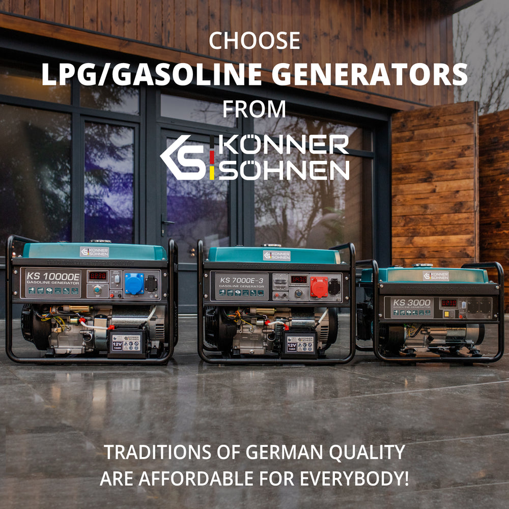 Generator LPG/Benzină „Könner & Söhnen” KS 2900G