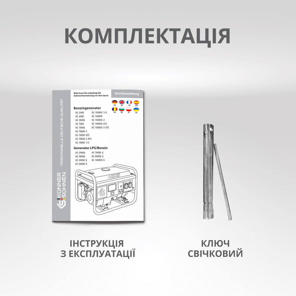 Бензиновий генератор «Könner & Söhnen» KS 2900