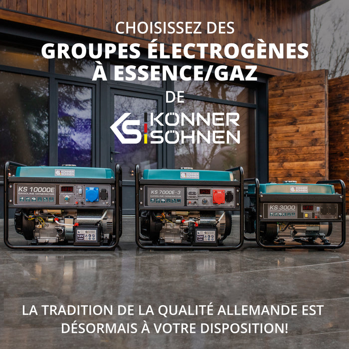 LPG/Benzinski generator „Könner & Söhnen“ KS 3000G
