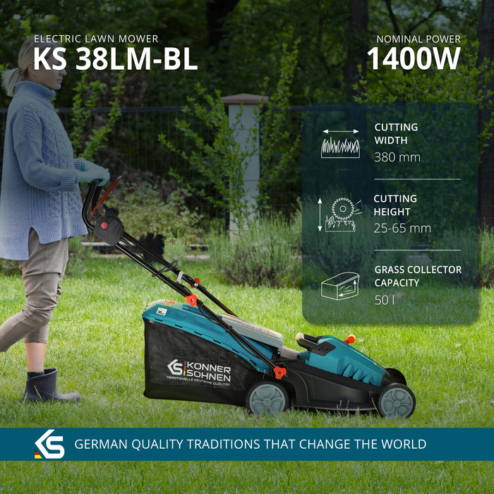 Cortador de relva elétrico KS 38LM-BL