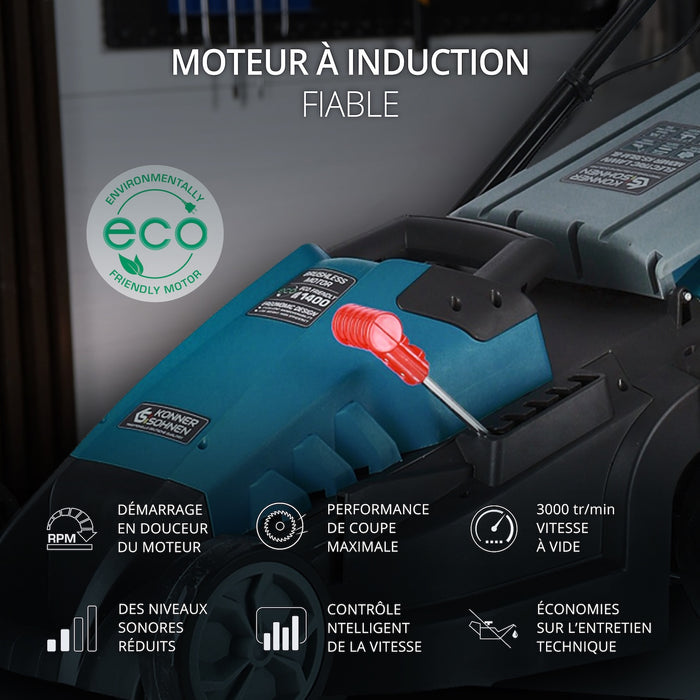 Cortador de relva elétrico KS 38LM-BL