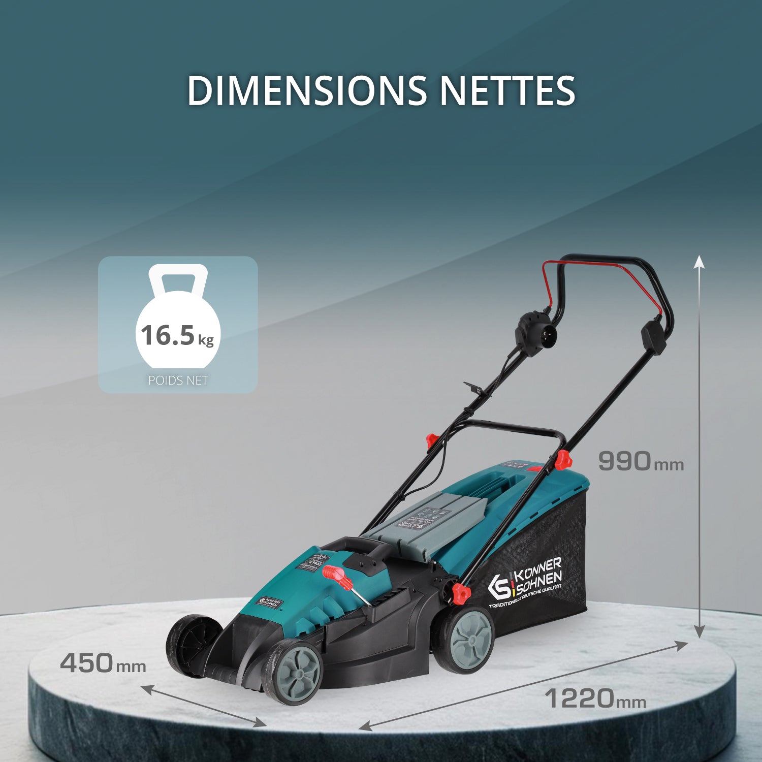 Elektrisk plæneklipper KS 38LM-BL