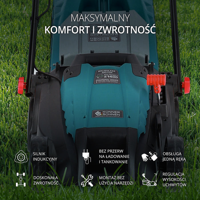 Elektryczna kosiarka do trawy KS 38LM-BL