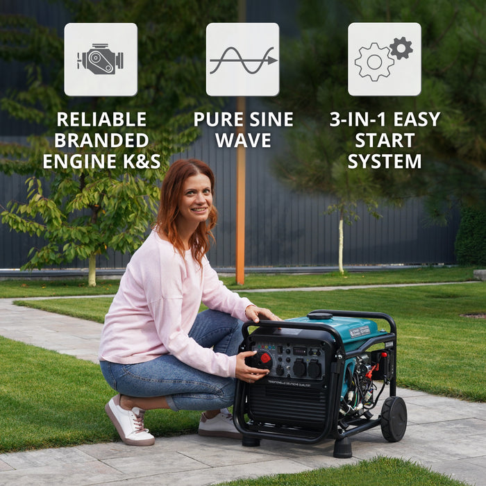 Generator cu inverter pe GPL/benzină KS 4100iEG