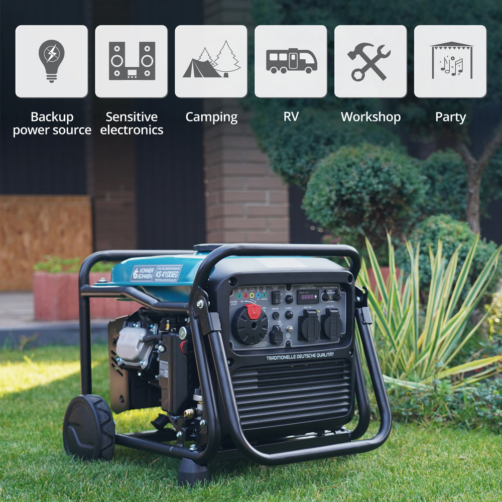 Generator cu inverter pe GPL/benzină KS 4100iEG