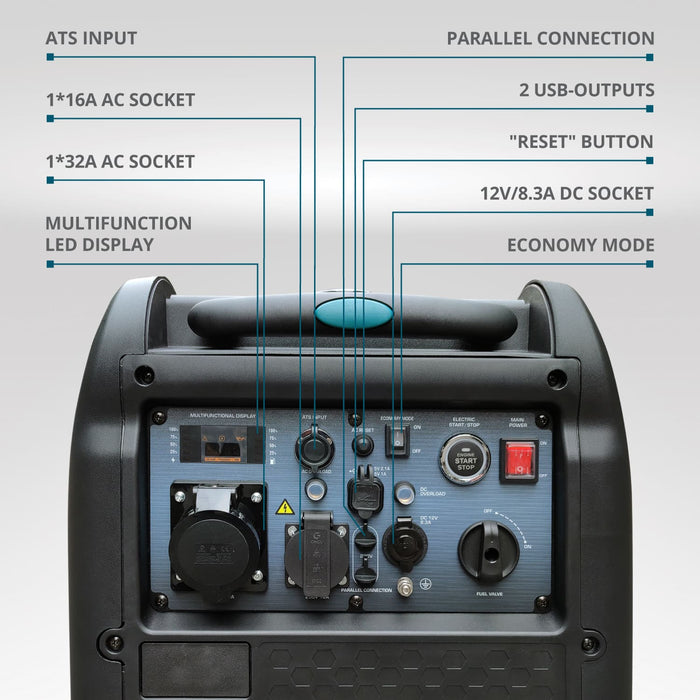 Инверторен генератор KS 5500iE S ATSR