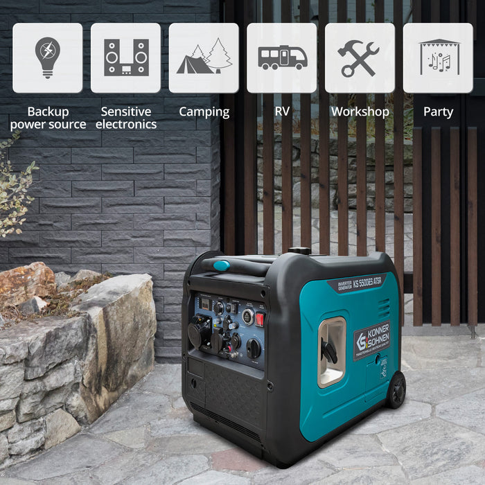 Инверторен генератор KS 5500iE S ATSR