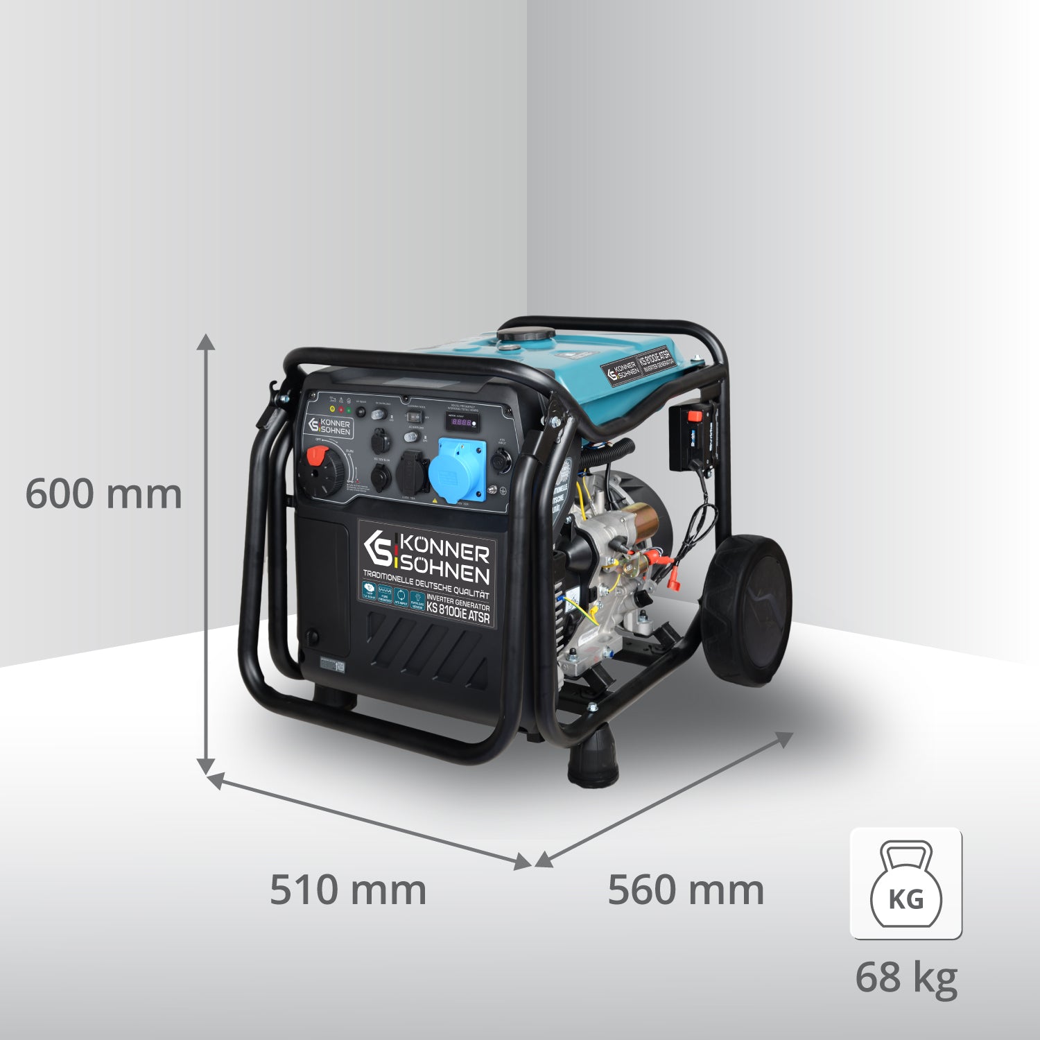 Inverteres generátor KS 8100iE ATSR