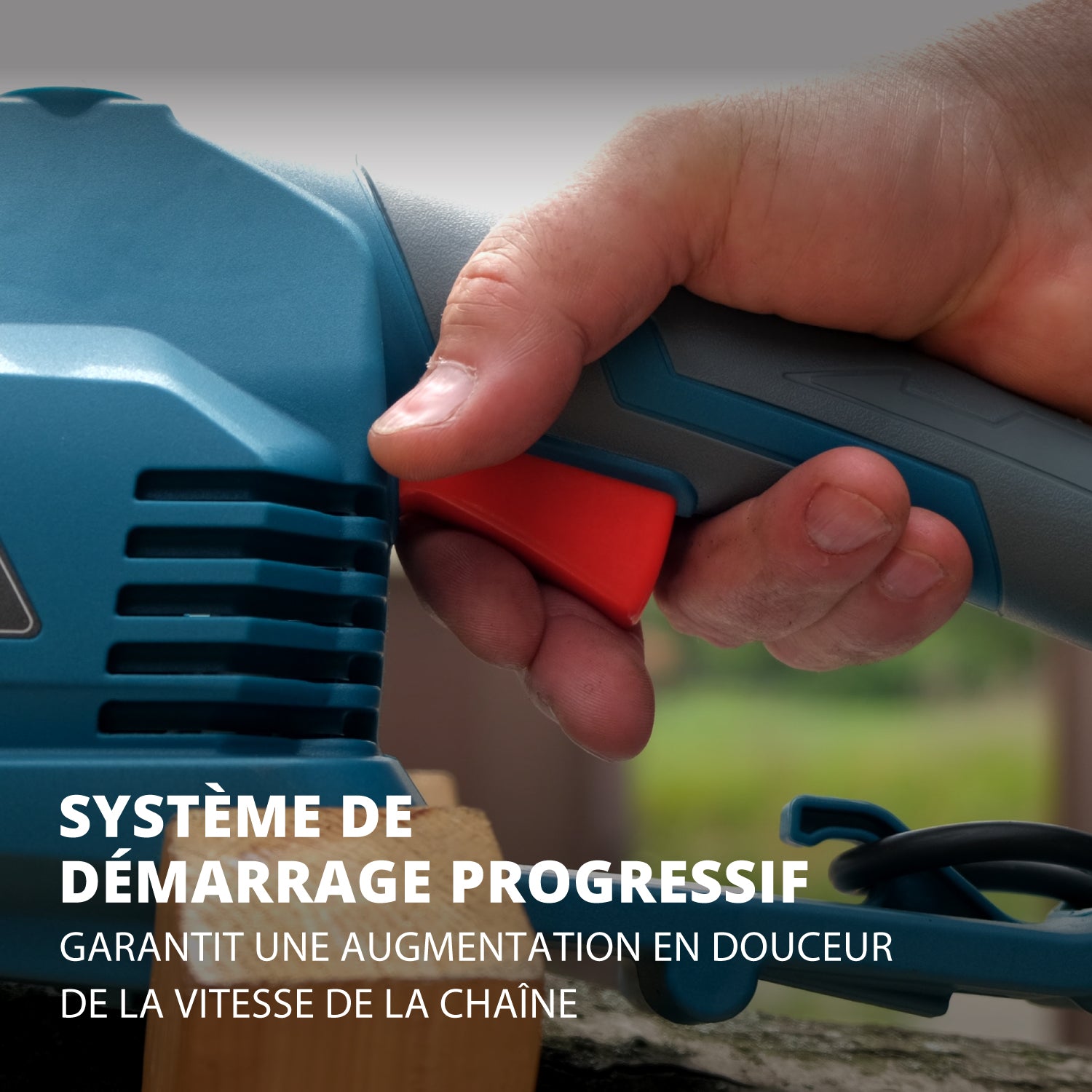 STIGA CS 122c Tronçonneuse électrique 2,2 KW – Guide 40 Cm – Tension Sans Outil, Frein De Chaîne Manuel – Pour Jardin, élagage, Bois