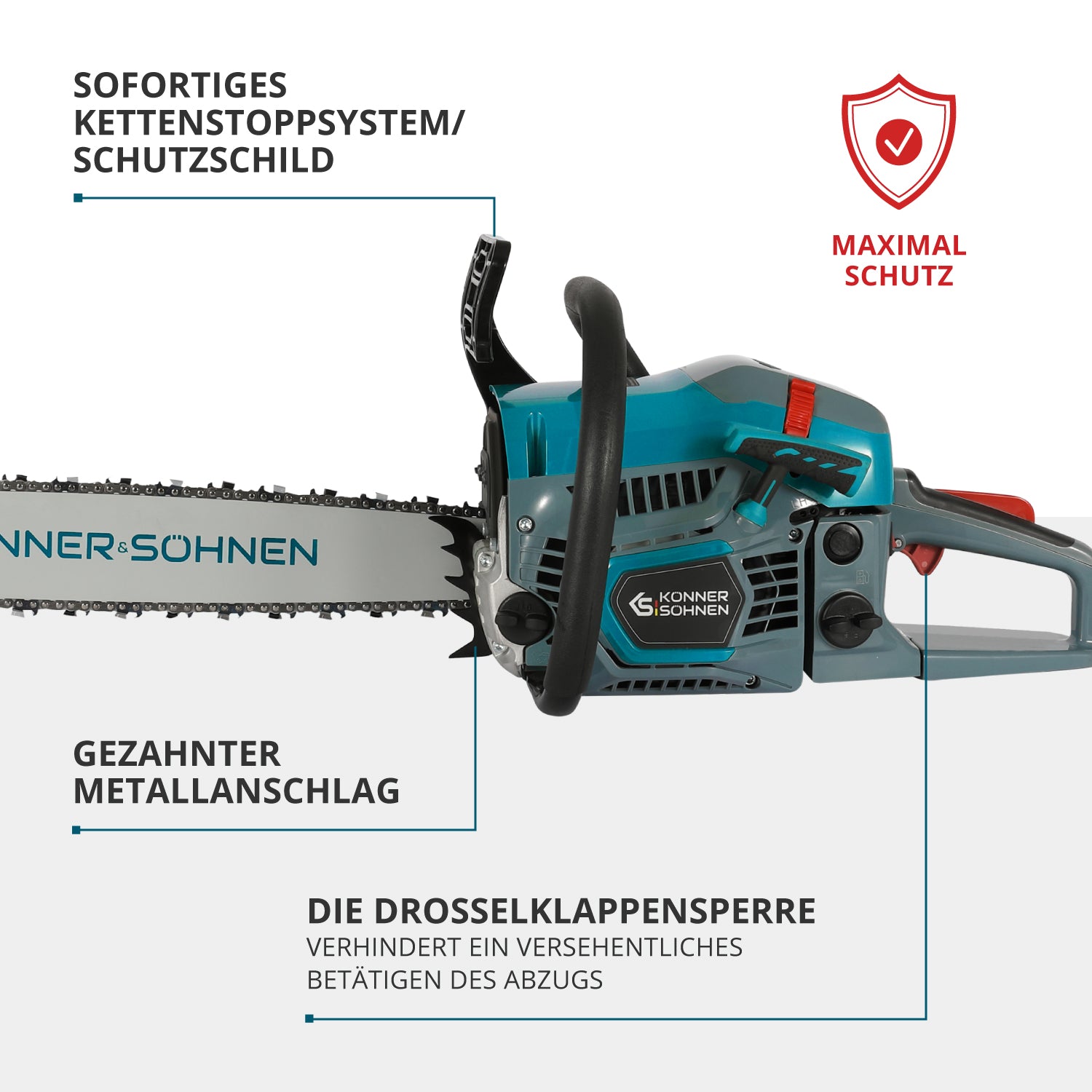 Benzin-Kettensäge KS CS31G-20