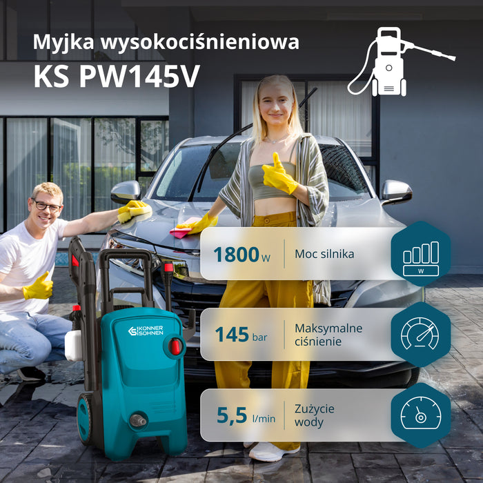 Myjka ciśnieniowa KS PW145V