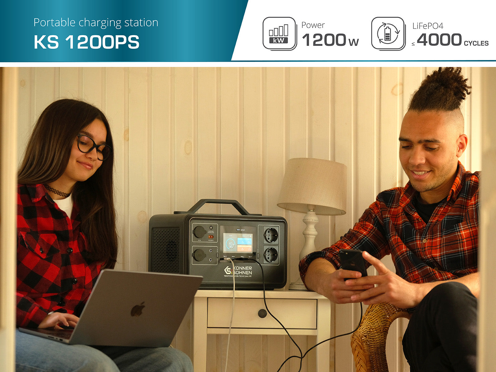 Φορητός σταθμός ενέργειας KS 1200PS