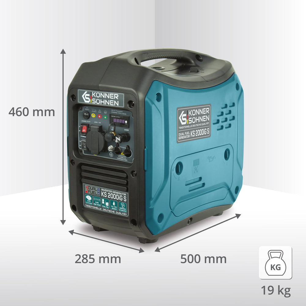 Инверторен генератор на LPG/бензин KS 2000iG S