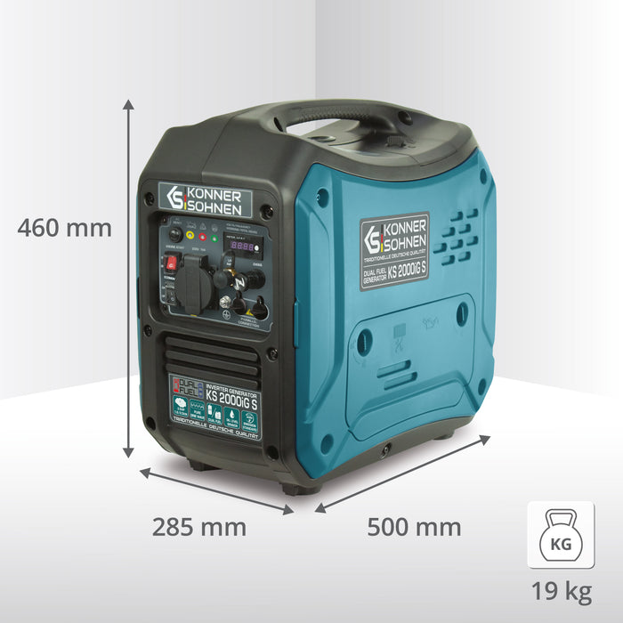 Инверторен генератор на LPG/бензин KS 2000iG S