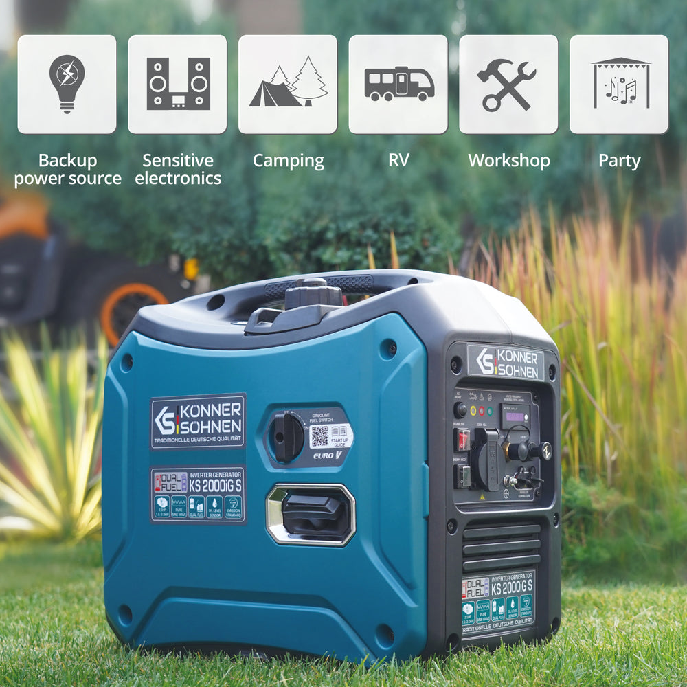 Инверторен генератор на LPG/бензин KS 2000iG S