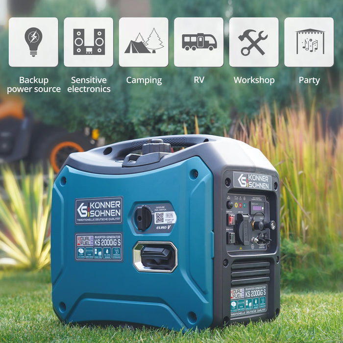 Инверторен генератор на LPG/бензин KS 2000iG S