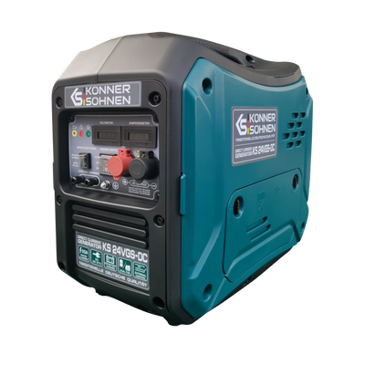 Generador de corriente continua con sistema dual de combustible KS 24VGS-DC