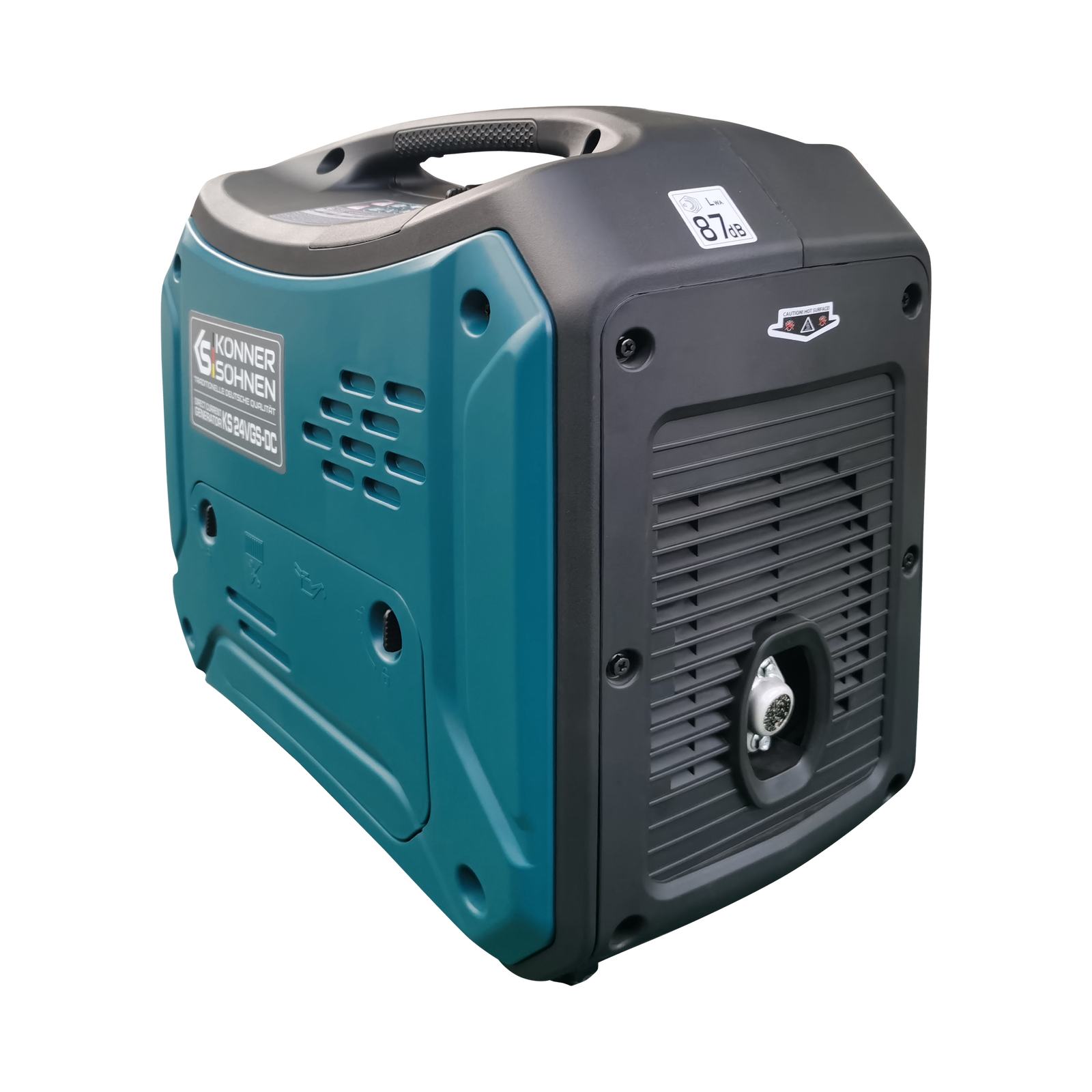 Generador de corriente continua con sistema dual de combustible KS 24VGS-DC