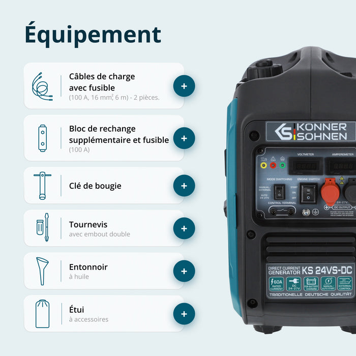 Gerador de Corrente Contínua KS 24VS-DC