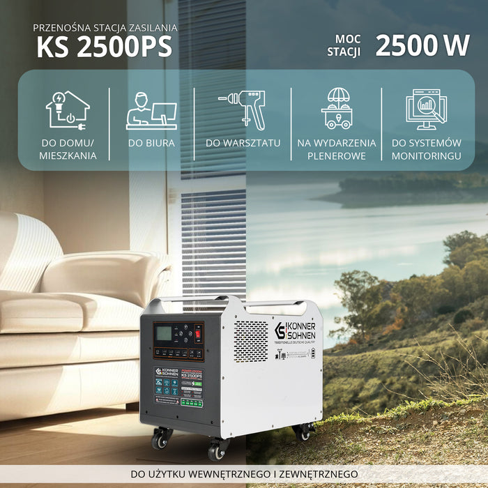 Potężna elektrownia KS 2500PS (Odnowiony – Stan doskonały)