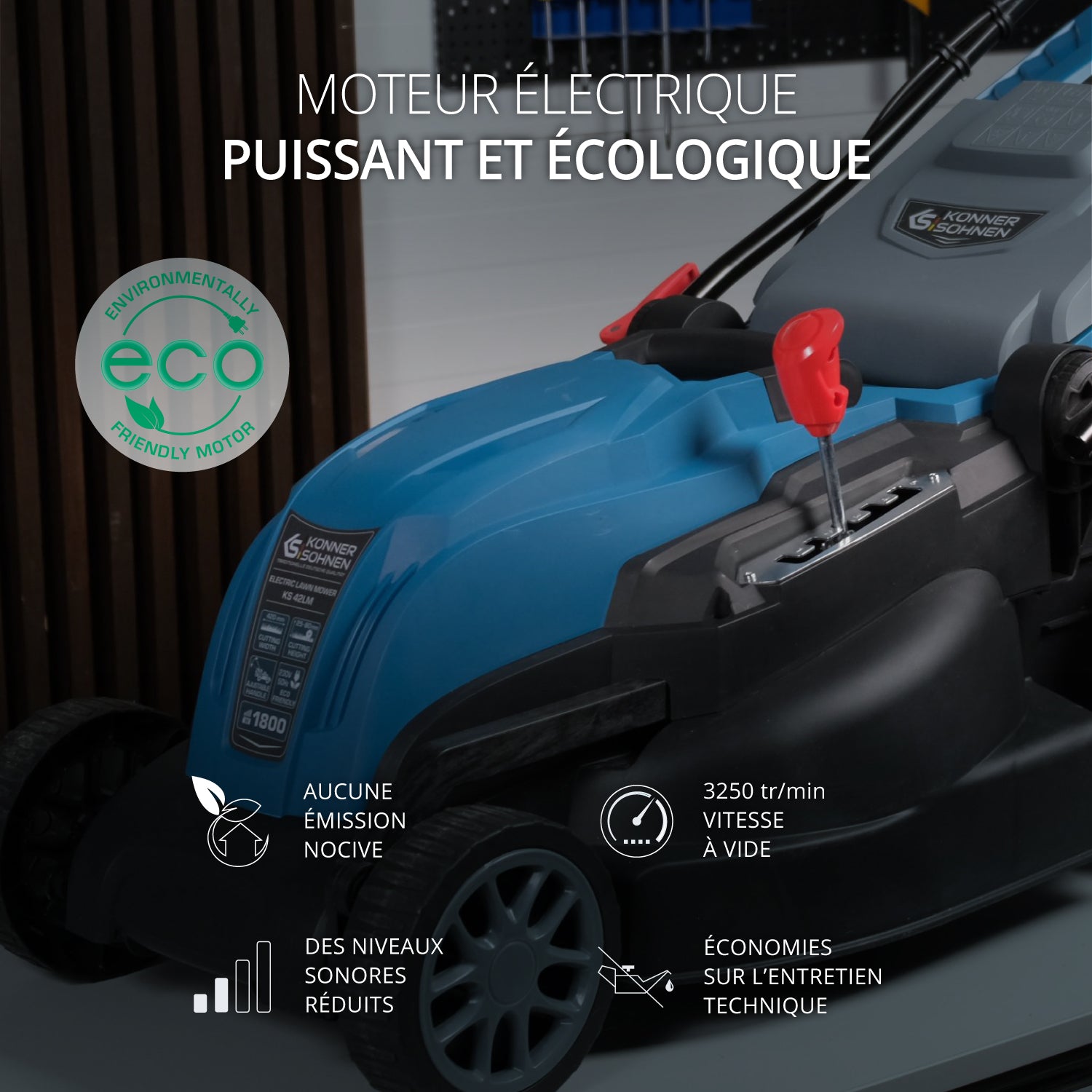 Elektrisk plæneklipper KS 38LM