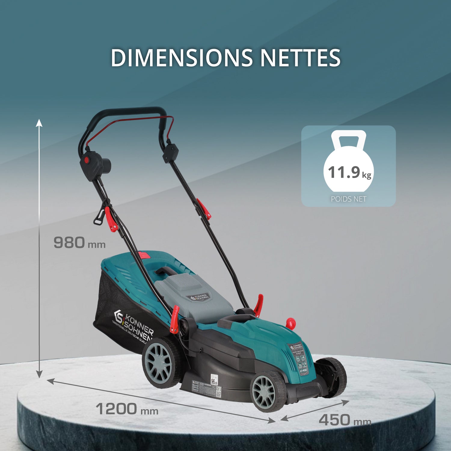 Elektrisk plæneklipper KS 38LM