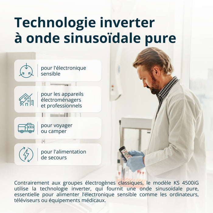 Gerador Inversor a Duplo Combustível KS 4500iG