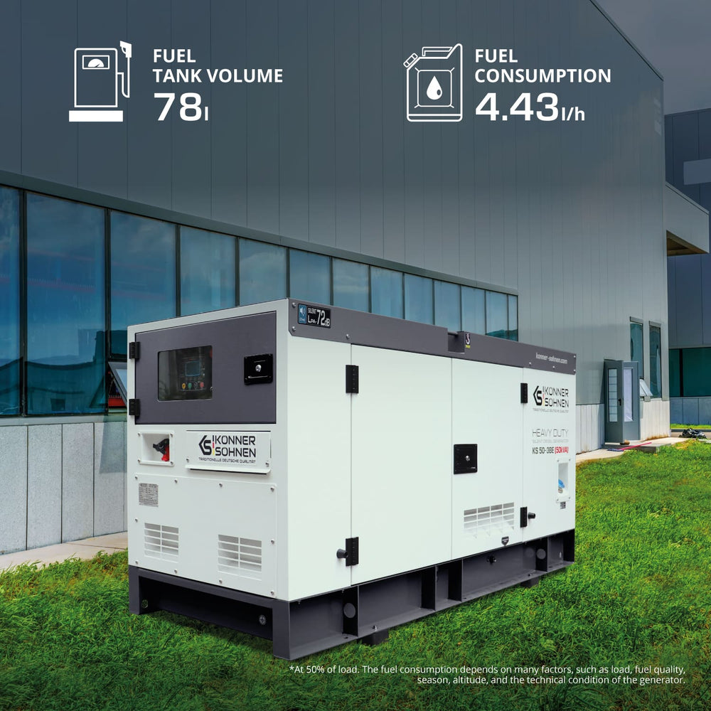 Dieselová třífázová elektrárna KS 50-3BE